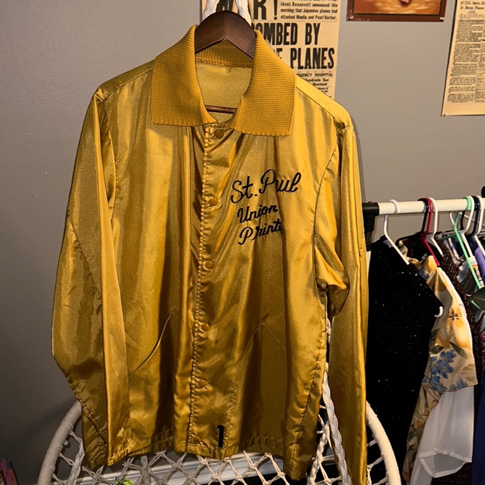 Large Vintage Golden Jacket